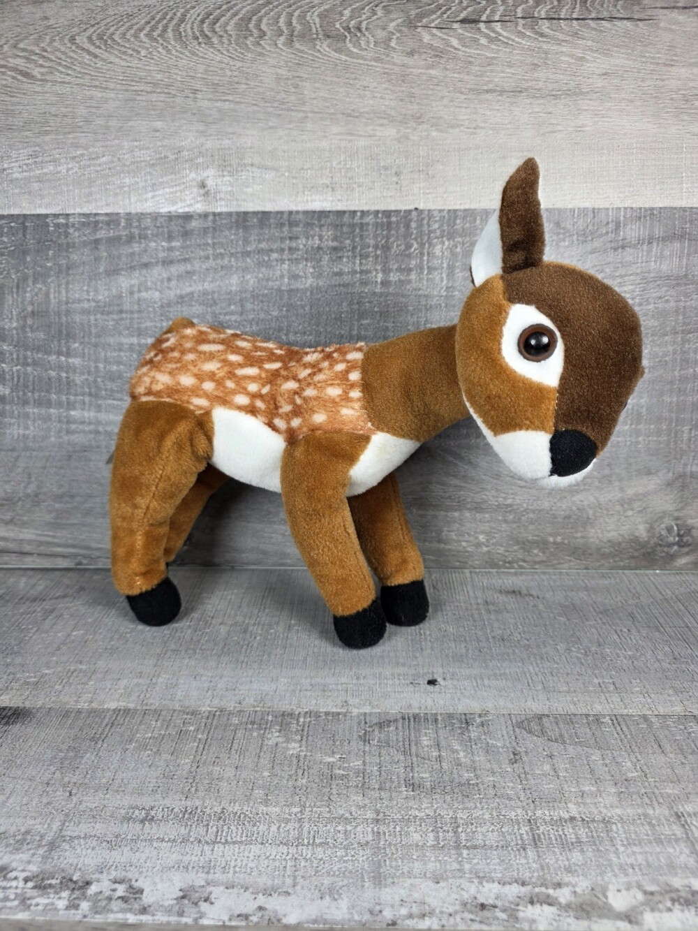 Fiesta Plush Deer Fawn 10" Brown Spots Standing Stuffed Animal Toy g71